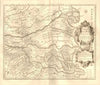Le cours du Po dans le Duché de Ferrare et les Etats de Venise. PLACIDE 1734 map