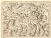 HAUTE SAVOIE. Chamonix Megève St Gervais Morzine Les Gets. D'ANVILLE 1754 map