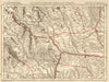 PIEMONTE/PIEDMONT Turin/Torino-Ivrea.Chivasso Verrua Savoia. D'ANVILLE 1754 map