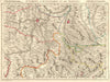 ALESSANDRIA & TORTONE. Novi Ligure Nizza Monferrato Fornari. D'ANVILLE 1754 map