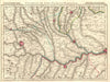 PO VALLEY Pavia-Cremona. Bobbio Pontremoli Lodi Piacenza. D'ANVILLE 1754 map