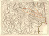 CÔTE D'AZUR. Nice-Antibes. Vence Cagnes Grasse Valbonne. D'ANVILLE 1754 map