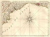 LIGURIAN RIVIERA LIGURE Finale-Sori. Genoa Savona Noli Nervi. D'ANVILLE 1754 map
