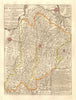 'Le Comté et Legaton de Boulogne'. Bologna Modena Imola Ferrara. NOLIN c1730 map