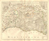'Patrimonio di S. Pietro'.  The Papal province. Latium. HOMANN/DE ROSSI 1745 map