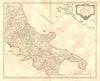 'Partie septentrionale du Royaume de Naples'. Southern Italy. VAUGONDY 1750 map