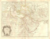 'La Turquie de l'Arabie et de la Perse'. Middle East. DE L'ISLE/BUACHE 1745 map