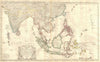 'Carte des Indes Orientales'. India, Indochina & East Indies. HOMANN 1748 map