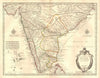 'Carte des Côtes de Malabar et de Coromandel'. South India. DE L’ISLE 1723 map