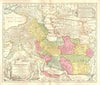 'Imperii Persici in omnes suas provincias'. Persian Empire. HOMANN c1725 map