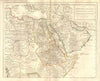 'l'Egypte de la Nubie de l'Abissinie' Arabia Nubia NE Africa. DE L’ISLE 1707 map