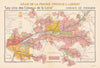 LOIRE WINE MAP Coteaux de Touraine Vouvray Chinon Montlouis AOC. LARMAT 1946