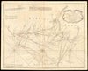'A Large Chart of the Downs'. East Kent coast. Dover-Thanet. COLLINS c1774 map