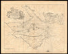 The Isle of Wight, the Solent & Hampshire coast. Portsmouth. COLLINS c1774 map