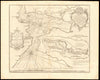 'A New and Correct Chart of the Harbour of Corke'. LINDSAY/COLLINS c1774 map