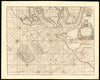 HARWICH, Orwell, Stour, Deben & Hamford Water sea chart. COLLINS c1774 old map