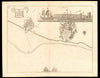 Navigation chart & view of LEITH, by Capt Greenvile COLLINS. Edinburgh c1774 map