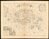 'The Islands of Orkney' sea chart by Capt G. COLLINS. Pomona Hoy &c c1774 map