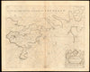 'Part of the Maine Island of Shetland' sea chart. Lerwick. COLLINS c1774 map