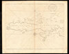 'The South Part of the isles of Shetland' sea chart. Lerwick. COLLINS c1774 map