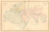 THE WORLD KNOWN TO ANCIENTS. Herodotus Ptolemy Pliny Hanno. SDUK c1860 old map