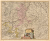 'Leodiensis Episcopatus…' Prince-Bishopric of Liège. Belgium. VISSCHER c1680 map