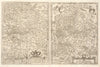 Basiliensis Territorii/Circulus … Sueviae. Basel/Swabia. ORTELIUS 1584 old map