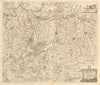 Pars Meridionalis Brabantiae. South Brabant Belgium. HONDIUS/JANSSONIUS 1636 map