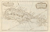 'Carte de l'Isle St. Christophe'. Saint Kitts/St Christopher. BELLIN 1760 map