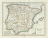 'Hispanie Betique & Lusitanie'. Mentelle/Chanlaire. Roman Iberia c1798 old map
