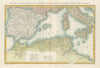 'Partie Occidentale de L'Empire Romain' BLONDEAU Western Mediterranean c1795 map