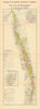 BURGUNDY BOURGOGNE WINE MAP La Côte de Nuits vineyards vignobles. LARMAT 1942