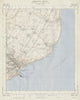Vintage Ordnance Survey OS map sheet TR34 Dover St Margaret's at Cliffe 1960