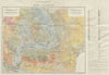 Romania geological survey ground map. Geologic Harta Solurilor 1964 old