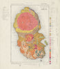Geological map of Arran, solid edition geological survey sheet  Scotland 1961
