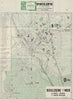 BOULOGNE SUR MER tourist town city plan. Le Portel Outreau St Martin c1972 map