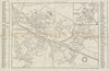 ASHFORD vintage town city plan. Kennington. HEADLEY BROTHERS 1962 old map
