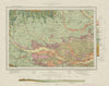Dorchester. Vintage geological survey map. Sheet 328. Dorset Dorset Downs 1958