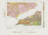 Lymington geological survey sheet 330 Isle of Wight Yarmouth Cowes 1975 map