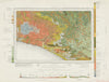 Bridport geological survey sheet 327 Dorset Jurassic Coast Chesil Beach 1962 map