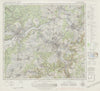 L7520 Reutlingen Tübingen Metzingen Pfullingen Dußlingen Mösslingen 1972 map