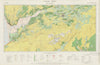 Cader Idris SH61/71 Land Use Survey map 487 Dolgellau Barmouth 87x55cm 1966