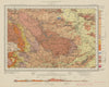 Taunton geological survey map sheet 295. Somerset Quantock Hills Bridgwater 1956