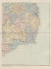 Ireland south-east Leinster Kildare Wicklow Dublin Tipperary. STANFORD 1896 map