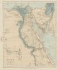 Egypt. Nile valley Sinai Red Sea Gulf of Aqaba Sharm el-Sheik. STANFORD 1896 map