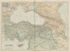Asia Minor Caucasus & Black Sea. Turkey Syria Georgia Armenia. STANFORD 1896 map