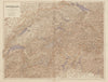 Switzerland & the Alps. Haute Savoie. Italian Lakes. Aosta. STANFORD 1896 map