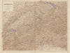 Switzerland & the Alps. Haute Savoie. Italian Lakes. Aosta. STANFORD 1896 map
