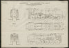 4-8-0 Locomotive SNCF 240P class. 4 cylinders. Engineering plan drawing 1944