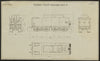 Tender for SNCF 240P class. Plan #15186. France railways trains 1944 old print